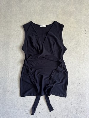 Cute Y2K Cache Cache Wrap Top Shirt Sarah Pacini Cop Copine Type