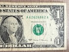 FANCY S# A 62 62 6 8 62 A with REPEATER "62" & EVEN DIGITs in $1 DOLLAR BILL — photo 7