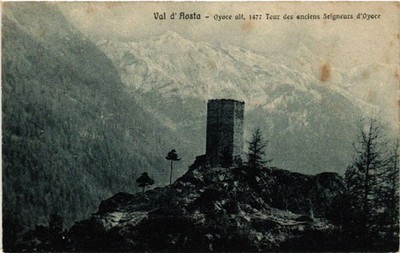 CPA Val d'Aosta OYACE Tour des anciens Seigneurs d'Oyace ITALIEN (531940)