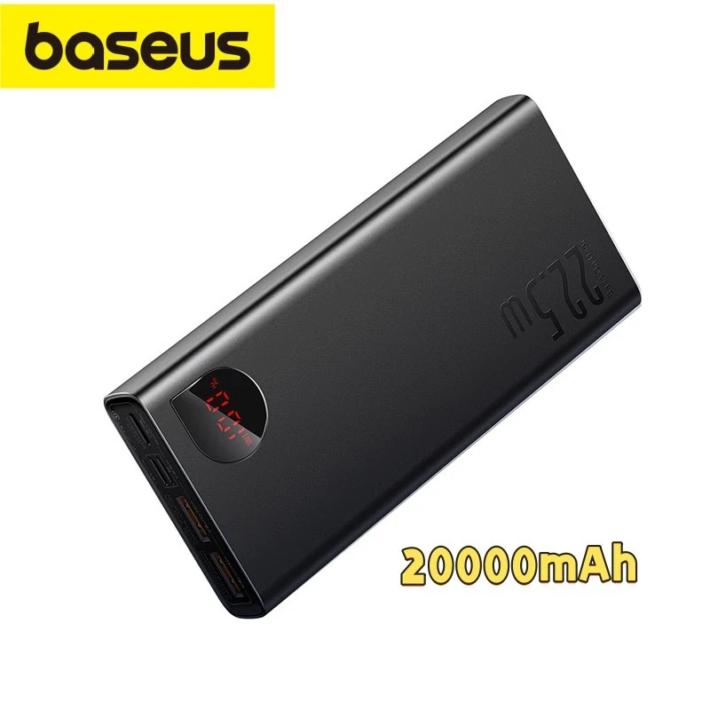 Baseus 20000mAh Powerbank 22.5W Schnell Externer Handyakku für Apple iPhone 16