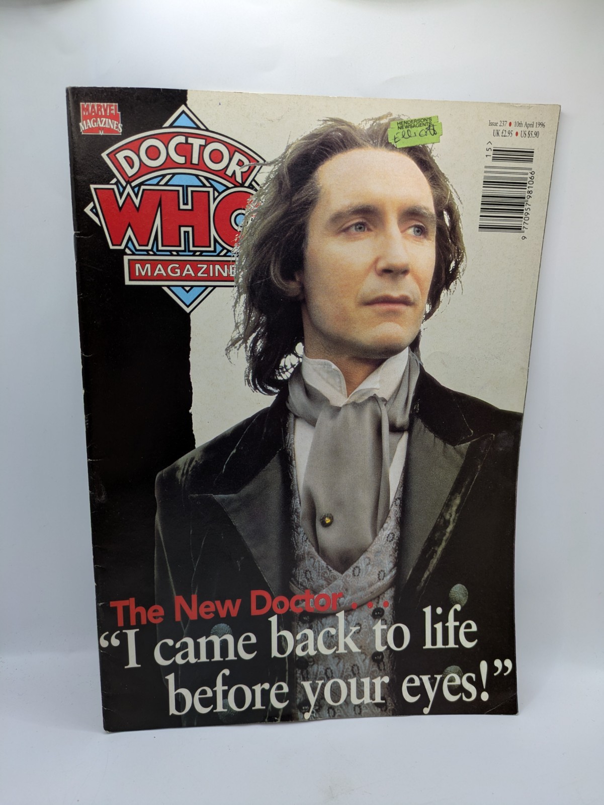 Doctor Who Magazine #237 Paul McGann 8th Doctor TV Movie Preview 1996 DWM BBC