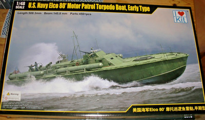 I Love Kit: US Navy Elco 80´ MTB, Early Type ; Maßstab 1/48; Top!!! Ansehen!!!