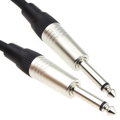  Rauscharm 6,35 mm 1/4 Mono laut LAUTSPRECHER Kabel PA System Verstärker Kabel 1,5 m/5/10 m