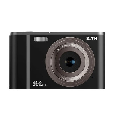 DC302 2.88 inch 44MP 16X Zoom 2.7K Full HD Digital Camera Children Card Camera,