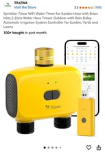 Smart Water Timer Trjzwa Slightly Used