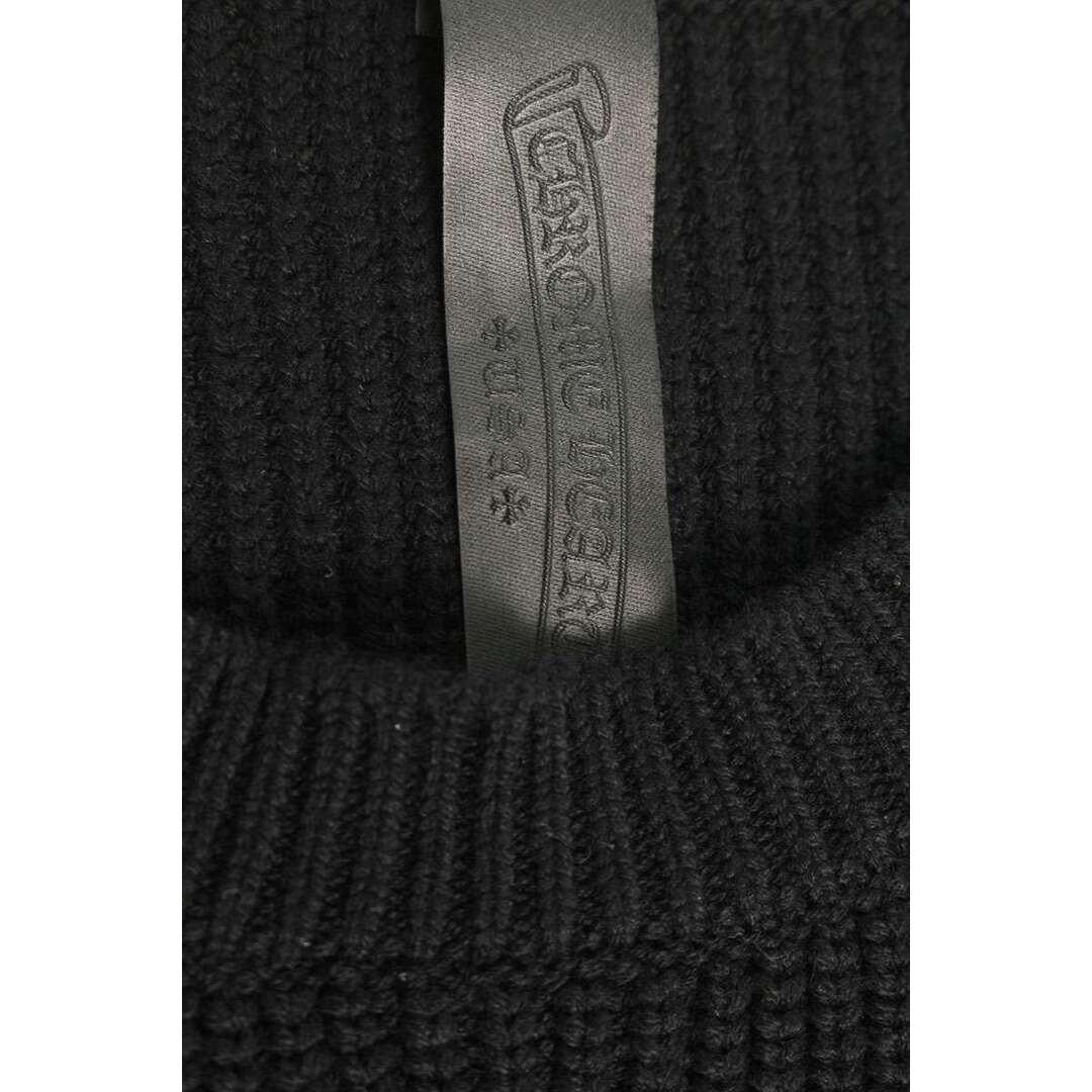 Chrome Hearts BAIT & TACKLE CREW Cross Patched Cashmere Knit Mens M Used 04ba03b thumbnail 4