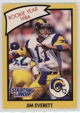 1990 Kenner Starting Lineup Jim Everett (Yellow Border) 1my2