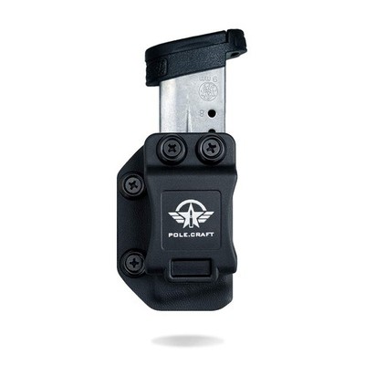POLE.CRAFT S&W M&P Shield 9mm/.40 Single Stack Magazine Holster IWB/OWB Kydex...