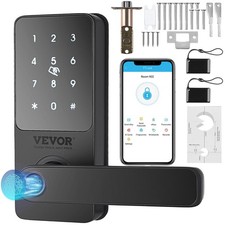 Modern Digital Door Lock, Fingerprint Recognition with App Control