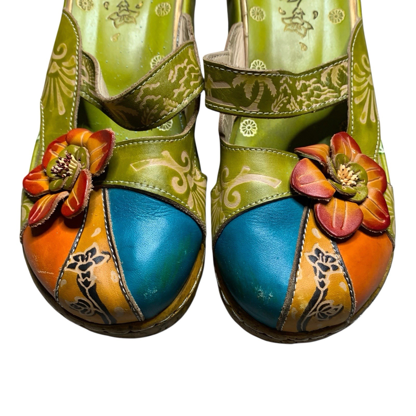 Whimsigoth Boho Hippie Patchwork Multicolor Flora… - image 3