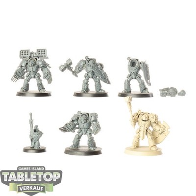 Dark Angels - 5 x Deathwing Terminators - teilweise bemalt