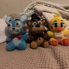 Funko 2016 Wave 2 Five Nights At Freddy's Toy Freddy, Bonnie & Chica Plushies
