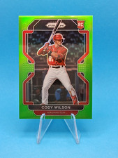 2022 Panini Prizm Lime Green Prizm #94 Cody Wilson RC /125