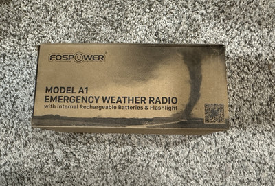 FosPower Emergency Weather Radio (Model A1) NOAA/AM/FM with 7400mWh Portable 