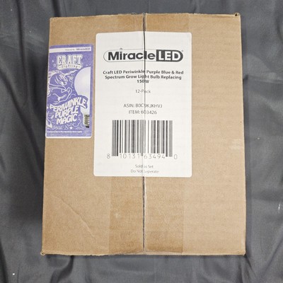 12 Miracle LED Red And Blue Spectrum Max Grow Light WIDE Angle Grow Lite