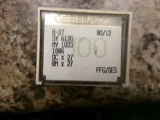 50 SIZE 80/12 GROZ-BECKERT B27 DCX27 FFG/SES POINT OVERLOCK SEWING NEEDLES A821