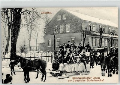 52096787 - 3392 Clausthal-Zellerfeld Karnevalistischer Umzug der Clausthaler