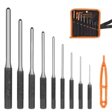 9-Piece Roll Pin Punch Set for Automotive Watch & Jewelry Repair