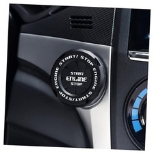 Car Push Start Button Cover,Fashionable Push to Start Button Cover for Black