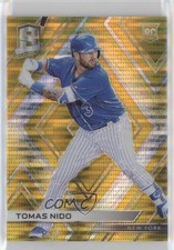 2018 Panini Chronicles Spectra Gold Pulsar Prizm 6/10 Tomas Nido #82 1u0