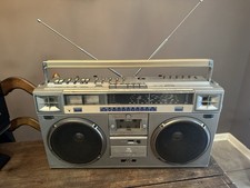 JVC Rc-M70W Boombox With Power Cord Partially Working READ