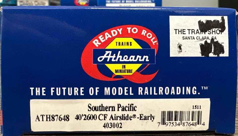 Deslizamiento aéreo Athearn RTR HO escala ATH87648 40’ 2600 CF Early Southern Pacific nuevo en caja Foto 2 de 3