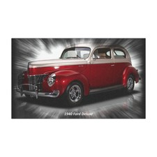 Car Magnet of 1940 Ford Deluxe