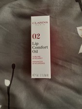 Clarins Lip Comfort Oil 02 Raspberry 7ml Brand New Boxed Lip Oil