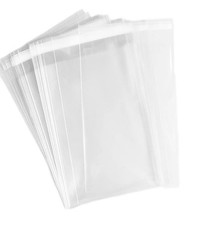 150 Pcs 4''x 8'' Cellophane Cello Bags,Clear Plastic Sleeves for Cards,Photos