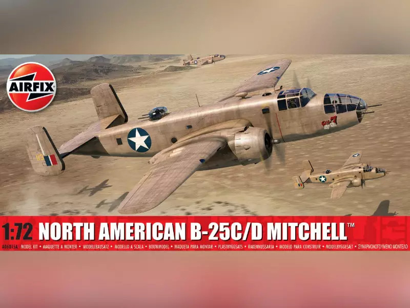 Airfix B-25C/D Mitchell Diorama Militaire Maquette Avion à Peindre