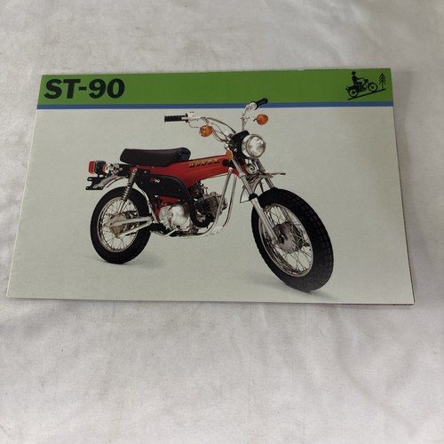 Genuine Honda 1974 ST90 Brochure Poster Advertisement