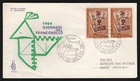 FDC Italy 1964 Day SPORT Stamp - Traveled for Schio