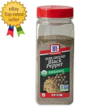 Black Pepper Pure Ground Organic Non GMO Enjoy Distinctive Pepper Flavor
