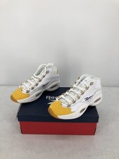Reebok Kids Question Mid GS "Yellow Toe" - Size 6