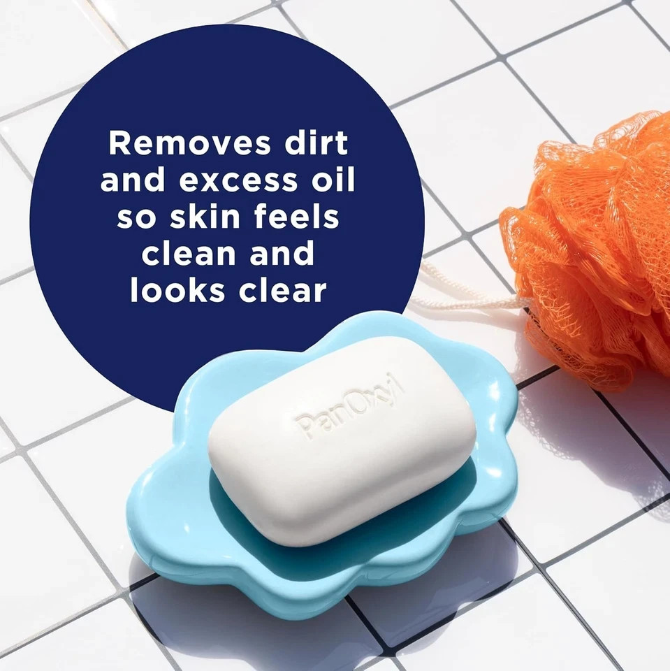 Panoxyl Acne Treatment Bar with 10% Benzoyl Peroxide, Maximum Strength Acne Bar