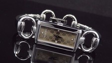 Gucci YA119508 Tornabuoni Silver Tone Diamond Women's Watch 1,195 GREAT GIFT