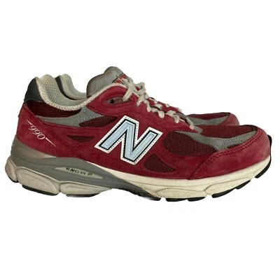 New Balance 990v3 x Teddy Santis Mens 8 Made in USA Scarlet Red Marblehead Suede New Balance Teddy Santis X 990v3 Made In USA  main image 2