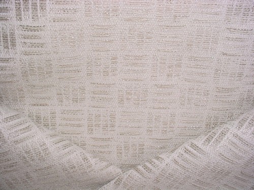 1-3/4Y Brunschwig & Fils BF10687 Seismic Pearl Crosshatch Upholstery Fabric - 第 1/4 張圖片