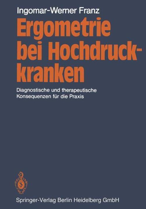 Thumbnail - I. -w. Franz | Ergometrie Bei Hochdruckkranken | Taschenbuch | Deutsch