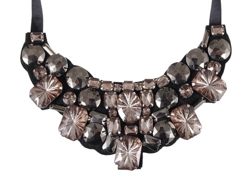 DL DiLiCa Women's Statement Crystal Bib Necklace - Acrylic Costume Jewelry For Parties & Gifts - View #4