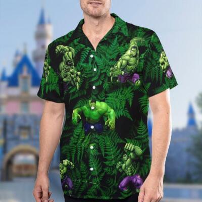 Hulk Superhero 3D All Over Printed Hawaiian Shirt Hulk Giant Hero Aloha Shirt_i4