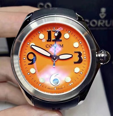 corum bubble orange