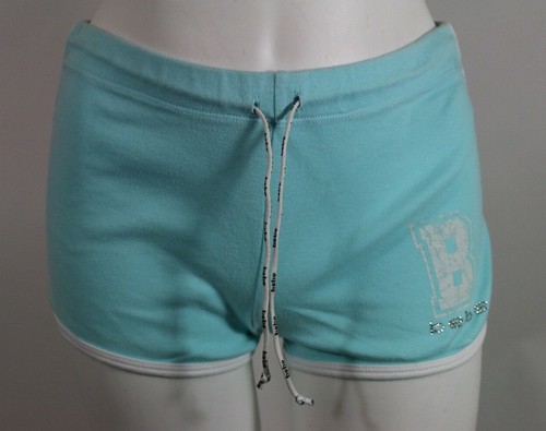 XS BEBE Set of 3 Shorts Workout Comfortable Blue Red White Varsity Sport Athlete - Picture 2 of 12