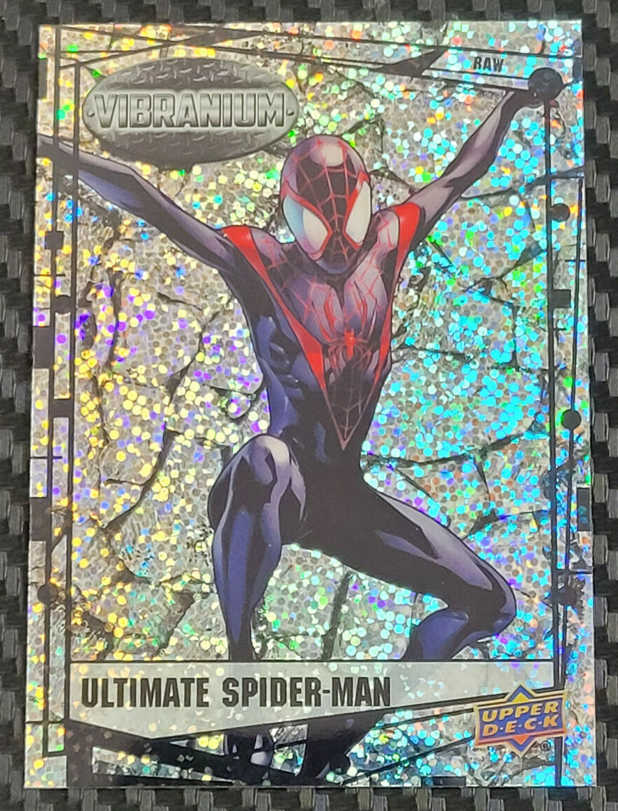 2015 MARVEL VIBRANIUM RAW PARALLEL ULTIMATE SPIDER-MAN (MILES MORALES) CARD #79