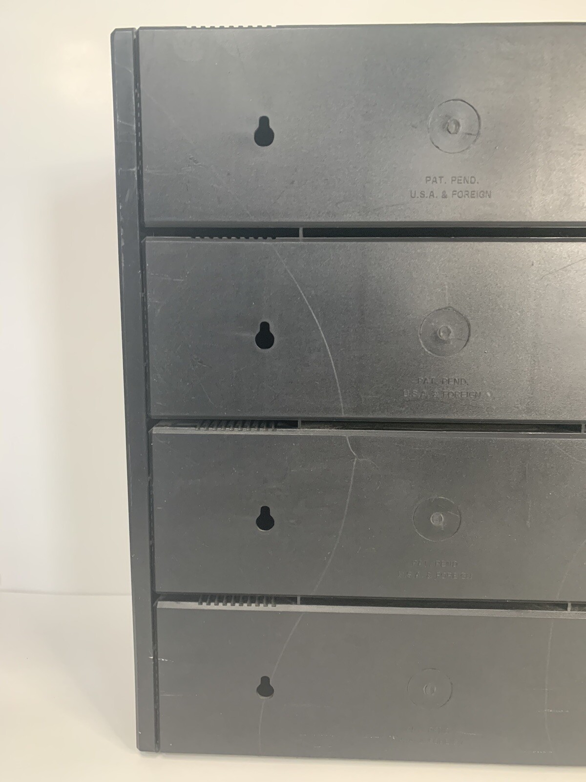 Laserline 48-Disc CD Storage Tower — Lock & Eject Drop-Down Door with Handle