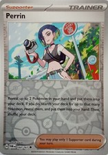 160/167 PERRIN REVERSE HOLO TWILIGHT MASQUERADE POKEMON CARD