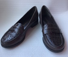 Franco Sarto Womens Celia Brown Penny Loafer Sz 6.5 M pre-owned