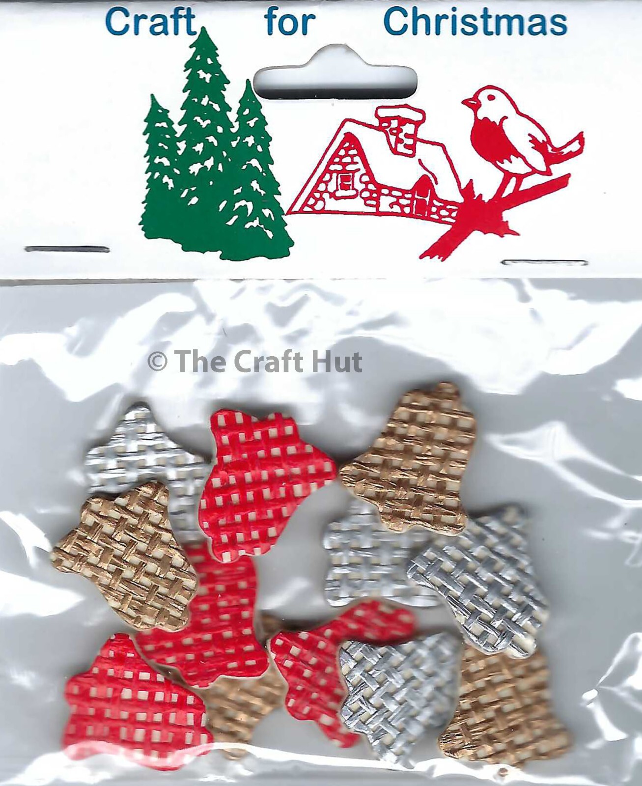 Trimits Craft Embellishments Scrapbook Card Making Christmas Bells New