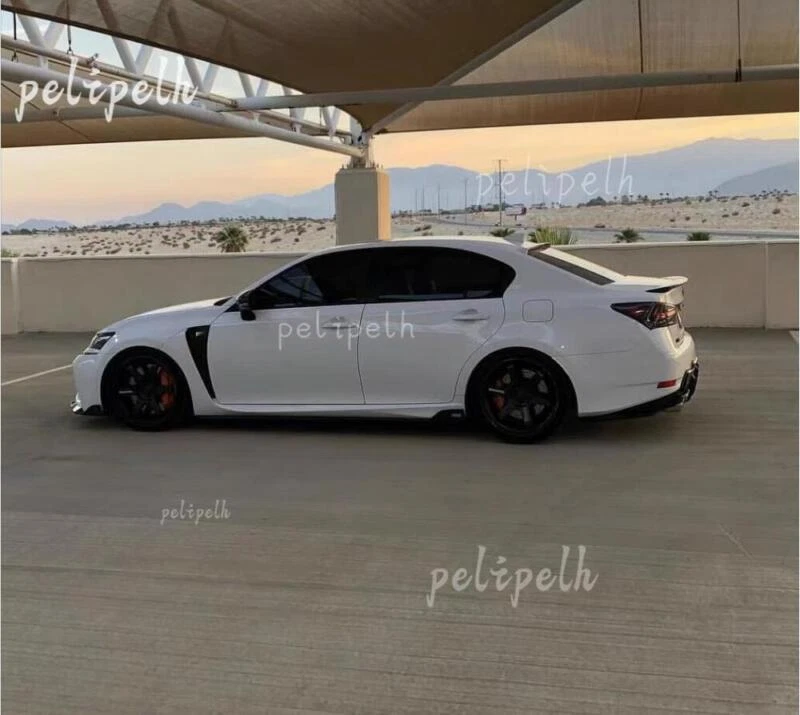 Real Carbon Fiber Side Fender Air Vent Cover Trims Fit For Lexus GS F 2016-2020 Foto 3 de 4