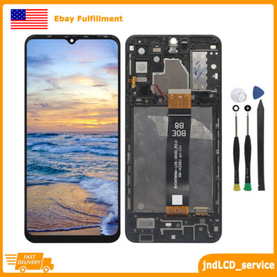 For Samsung Galaxy A32 5G SM-A326U A326 LCD Display Touch Screen Digitizer Frame